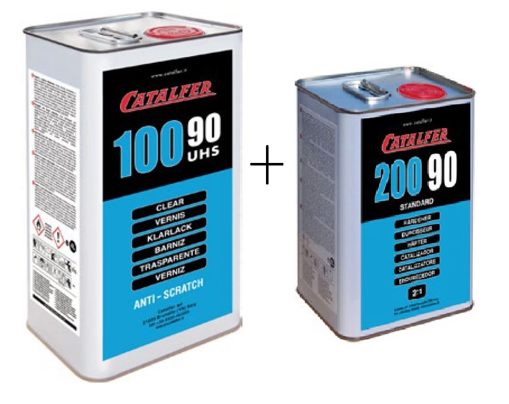 Set Klarlack 100.90UHS (4L) + Härter standart 200.90 (2L)