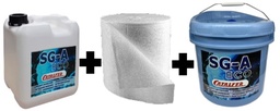 S - [SGASET] SG-A ECO Starterset best. aus Kübel, Tücher und SG-A ECO Silikonentferner